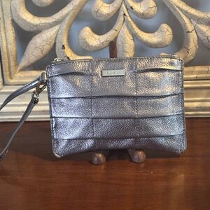Pewter Cole Haan Wristlet
